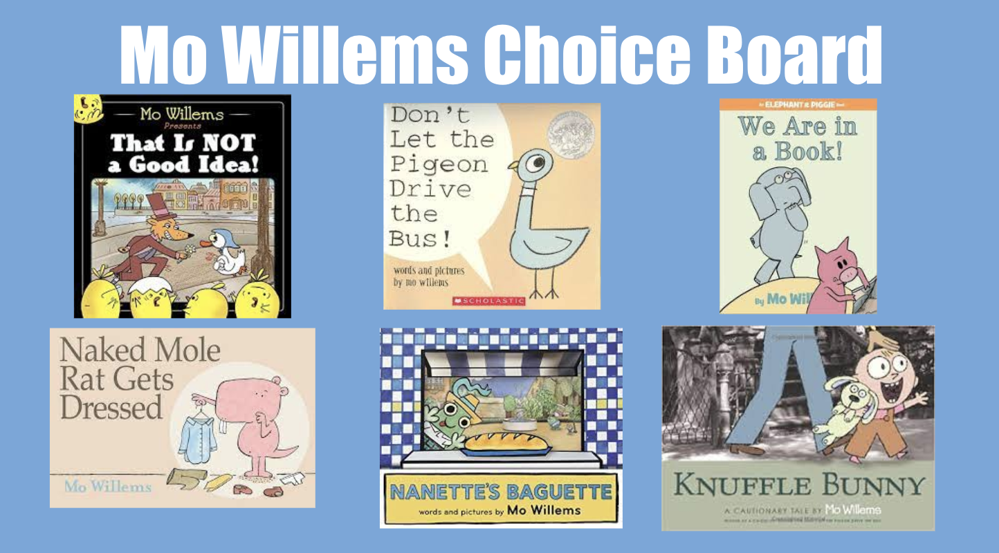 Mo Willems Choice Board